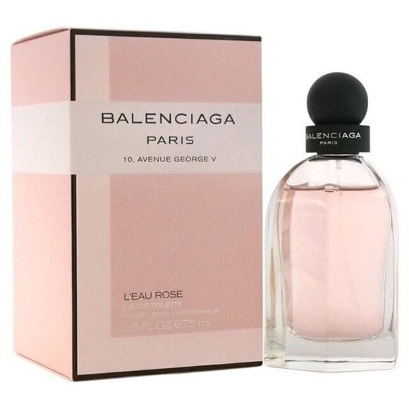 New Balenciaga L'eau Rose Eau De Toilette Spray 2.5oz/75ml Sealed Packaging - Picture 2 of 11